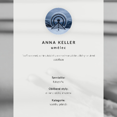 Poster Oceaangolven surfer kalm minimalistisch