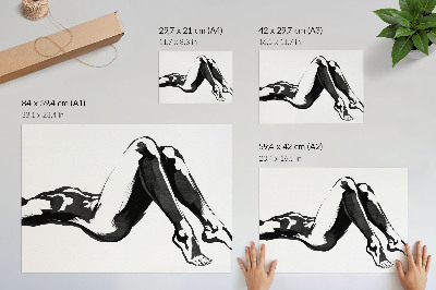 Poster Zwart-wit abstracties harmonie moderniteit