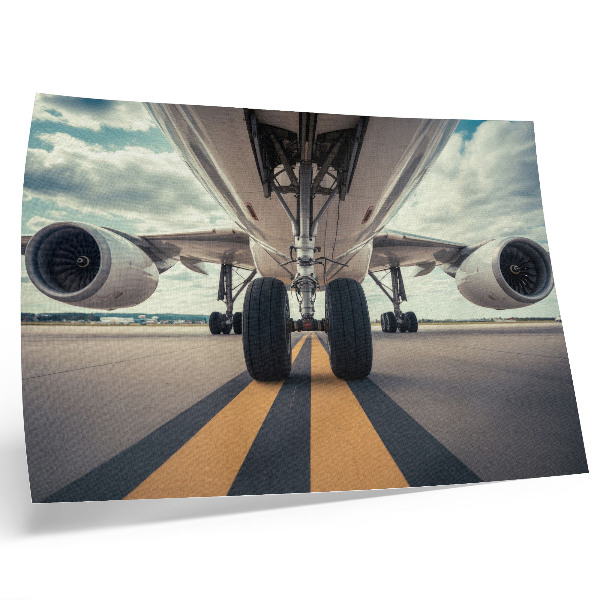 Moderne decoratieve poster Vliegtuiglandingsgestel detailhandel Sky Dynamics