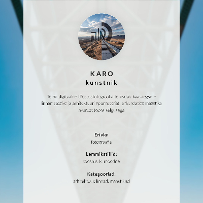 Moderne decoratieve poster Moderne wolkenkrabbers, lichtreflecties, de lucht