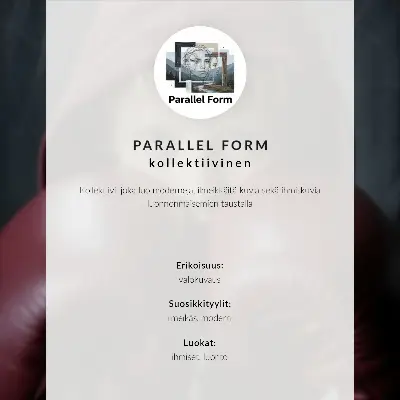 Poster surrealistische figuur onder een sterrenhemel