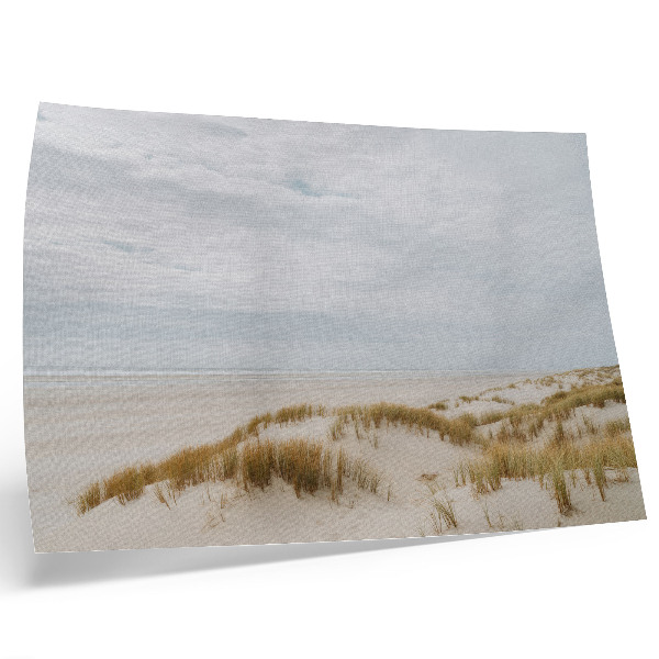 Moderne decoratieve poster Zandstrand minimalisme ruimte rust