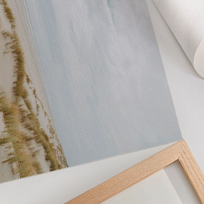 Moderne decoratieve poster Zandstrand minimalisme ruimte rust