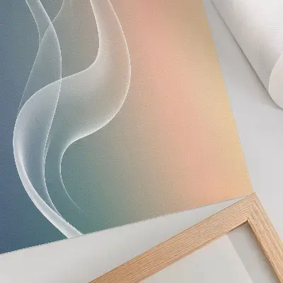 Wandposter Pasteltinten met een subtiele en harmonieuze elegantie
