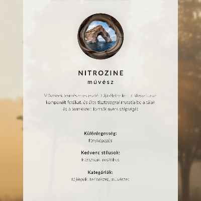 Stijlvolle wandposter Symmetrische berken, mistig licht, herfststeeg