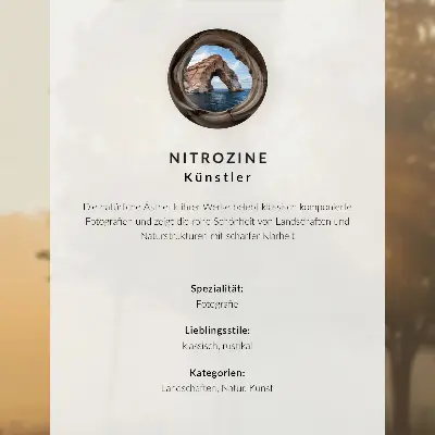 Stijlvolle wandposter met symmetrische berken in mistig herfstlicht