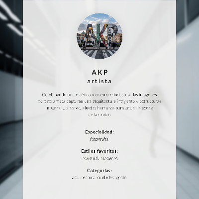 Poster Moderne architectuur interieur roltrap