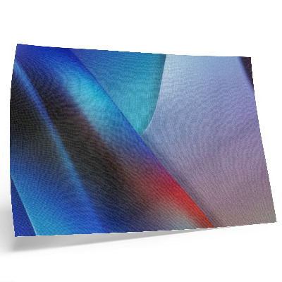 Stijlvolle wandposter Diepblauwe en paarse tinten met vervaagde overgangen.