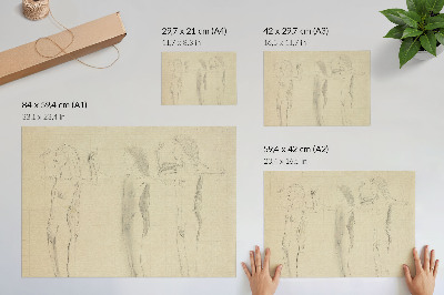 Poster Studie voor de dag (Waarheid) van Ferdinand Hodler