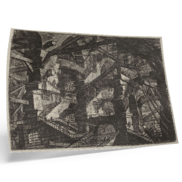 Stijlvolle wandposter De gotische boog (gepubliceerd 1800-1809) door Giovanni Battista Piranesi