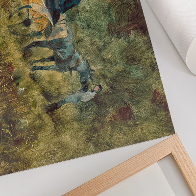 Moderne decoratieve poster De Val (1880), schilderij in hoge resolutie van Henri de Toulouse-Lautrec.