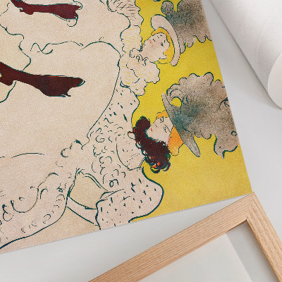 Poster De groep van Mademoiselle Eglantine (1896) hoge resolutie afdruk van Henri de Toulouse-Lautrec