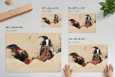 Poster Schilderijen van Katsushika Hokusai 