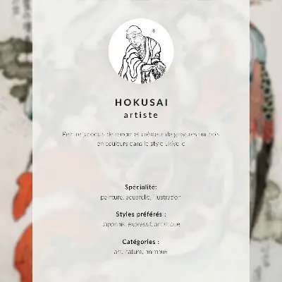 Hokusai karper poster Japanse dierenillustratie