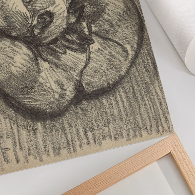 Poster Katten; Tsching, Batzar en Blanc-Blanc, hoge-resolutieprint van Théophile Alexandre Steinlen