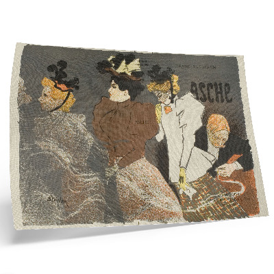 Stijlvolle wandposter Asche van Théophile-Alexandre Pierre Steinlen