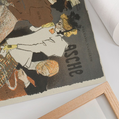Stijlvolle wandposter Asche van Théophile-Alexandre Pierre Steinlen