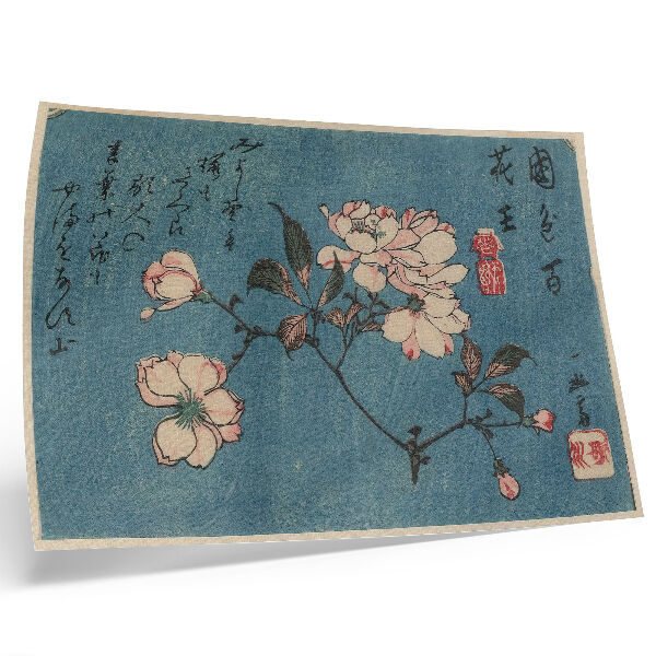 Stijlvolle wandposter Houtsnede (nishiki-e); inkt en kleur op papier door Utagawa Hiroshige