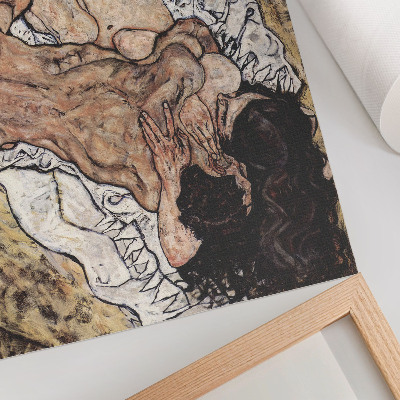 Moderne decoratieve poster De Omhelzing (1917) van Egon Schiele