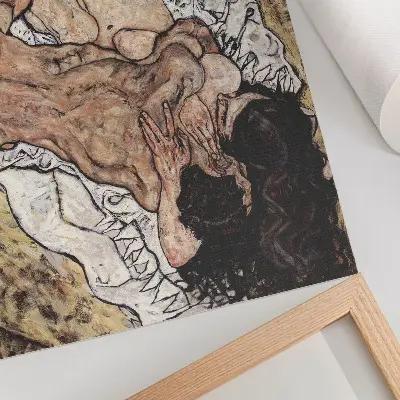 De Omhelzing (1917) van Egon Schiele moderne decoratieve poster