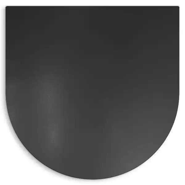 Plaat onder de barbecue halve ovaal 100x100 cm
