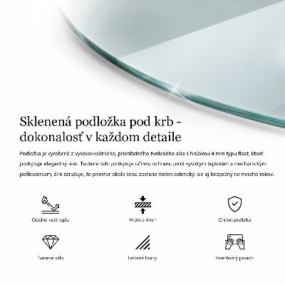Kachel vloerplaat transparant