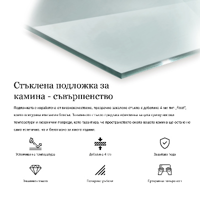 Onderplaat kachel zeshoekige hexagonal transparante