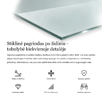 Onderplaat kachel zeshoekige hexagonal transparante