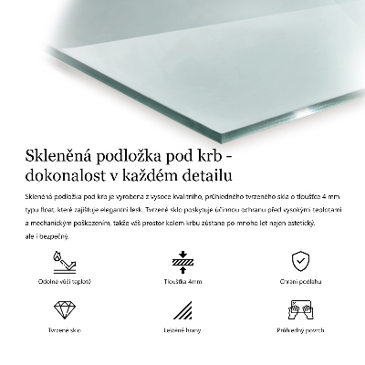 Onderplaat kachel zeshoekige hexagonal transparante