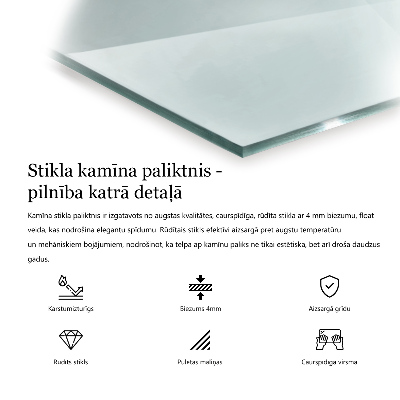 Onderplaat kachel zeshoekige hexagonal transparante