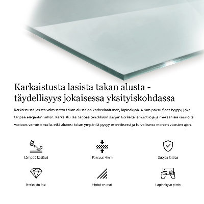 Onderplaat kachel zeshoekige hexagonal transparante