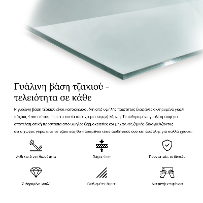 Onderplaat kachel zeshoekige hexagonal transparante