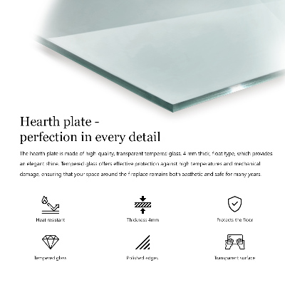 Onderplaat kachel zeshoekige hexagonal transparante