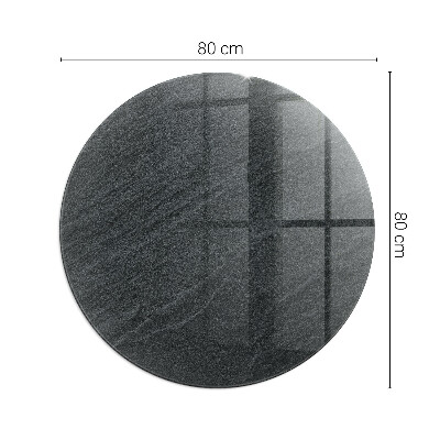 Vloerplaat voor kachel ronde Natuursteen textuur