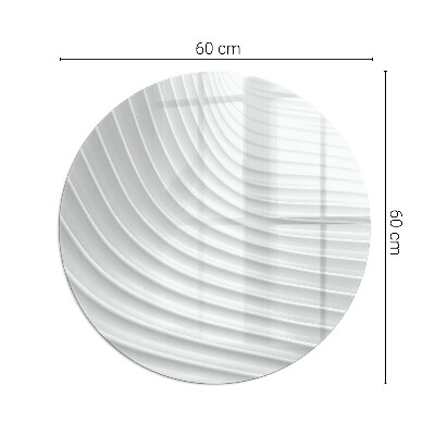 Onderplaat kachel ronde Golven van delicate lijnen
