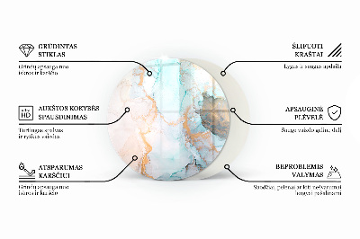 Onderplaat kachel ronde Abstracte achtergrondtextuur