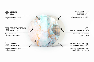 Onderplaat kachel ronde Abstracte achtergrondtextuur