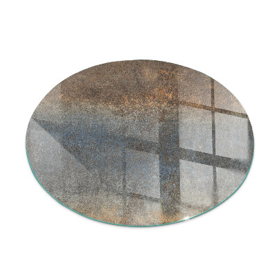 Vloerplaat voor kachel ronde Abstract textuurpatroon