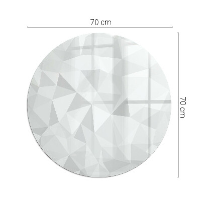 Vloerplaat voor kachel ronde Abstract geometrisch patroon