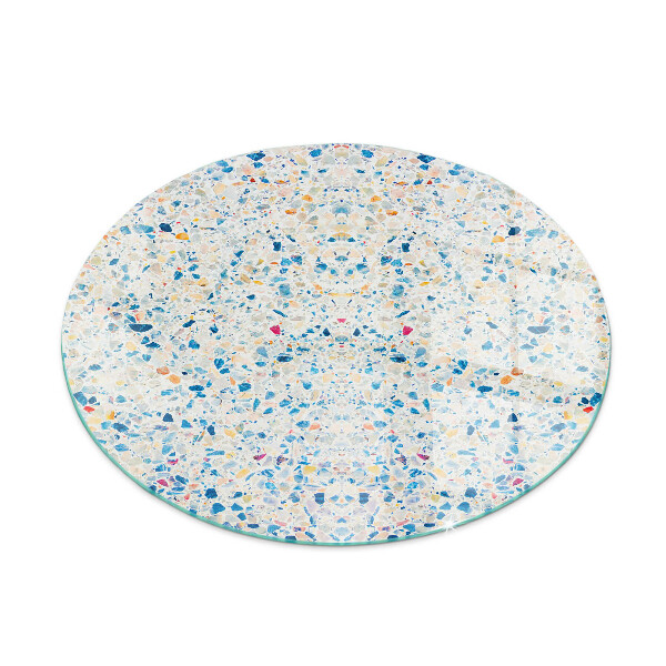 Vloerplaat voor kachel ronde Abstract textuurpatroon