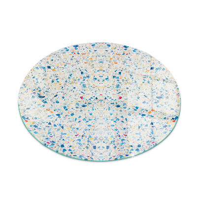 Vloerplaat voor kachel ronde Abstract textuurpatroon
