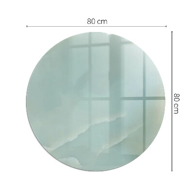 Vloerplaat voor kachel ronde Fijn marmerpatroon