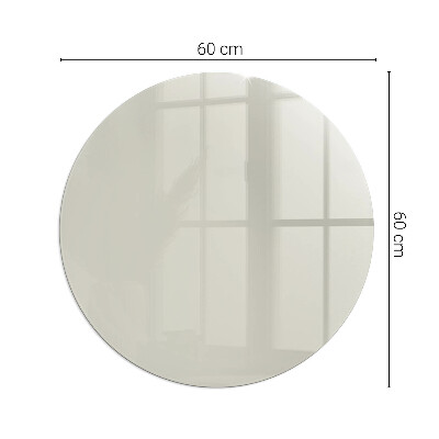 Onderplaat kachel ronde Kleur Licht Crème