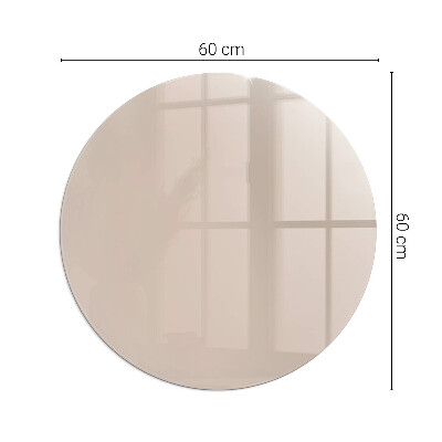 Onderplaat kachel ronde Kleur Lichtbruin