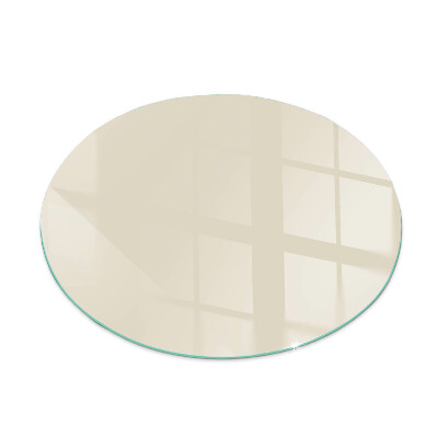 Onderplaat kachel ronde Kleur beige