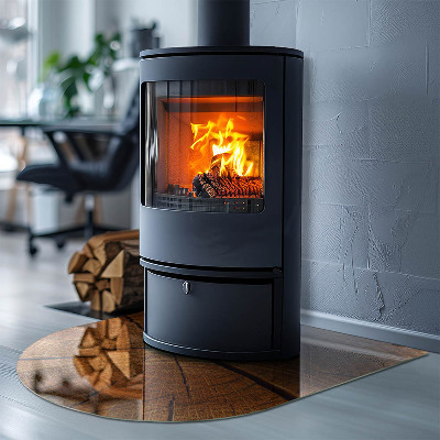 Kachel vloerplaat semi-ovale Houtnerf in dwarsdoorsnede