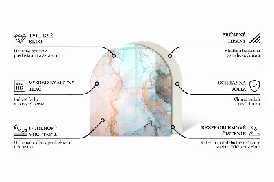 Kachel vloerplaat semi-ovale Abstracte achtergrondtextuur