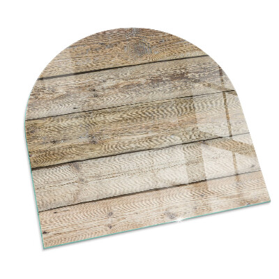 Kachel vloerplaat semi-ovale Houten plank textuur