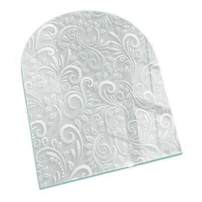 Kachel vloerplaat semi-ovale Elegant plantenpatroon