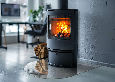 Kachel vloerplaat semi-ovale Elegant plantenpatroon